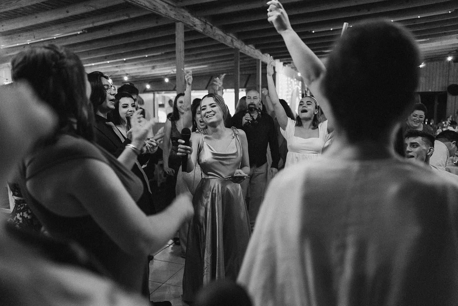a wedding that used bilingual wedding invitations