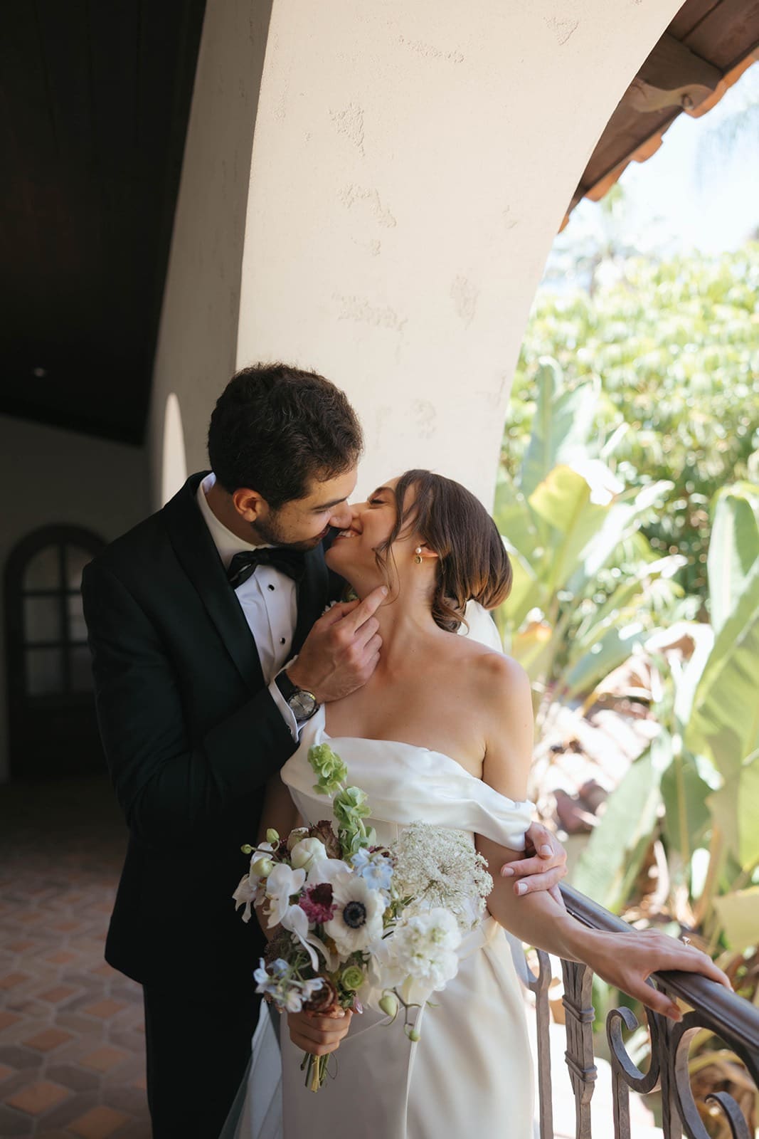 the bride and groom after their bilingual wedding ceremony