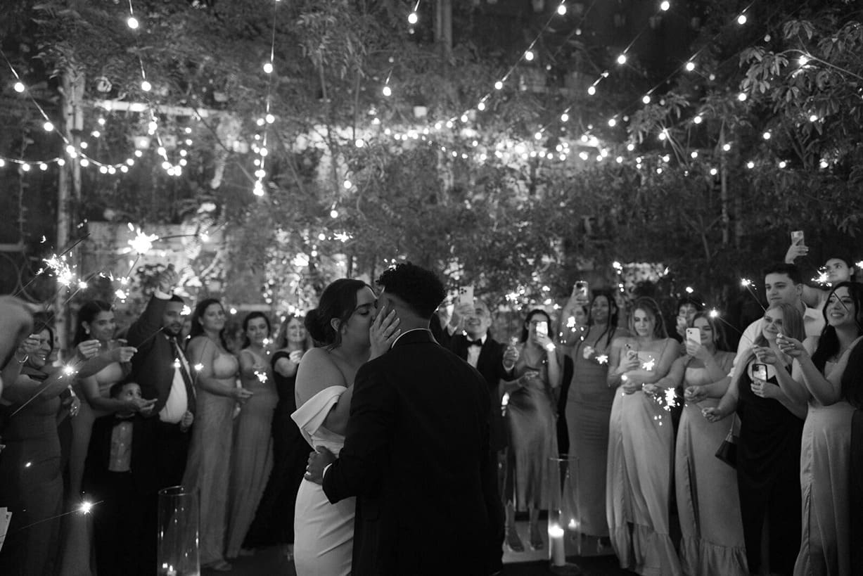 the bride and groom at their destination wedding in Puerto Rico