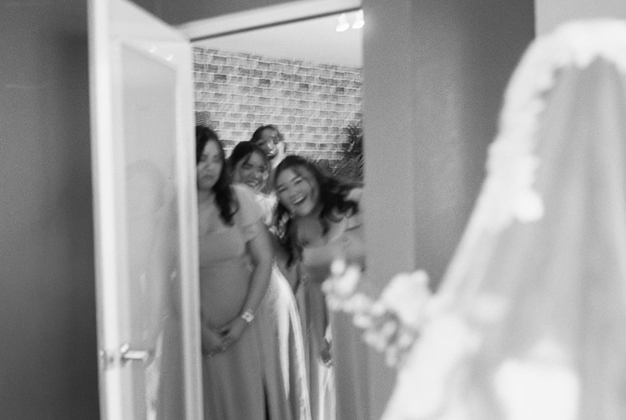 a bridal party who used a ​puerto rico wedding planner